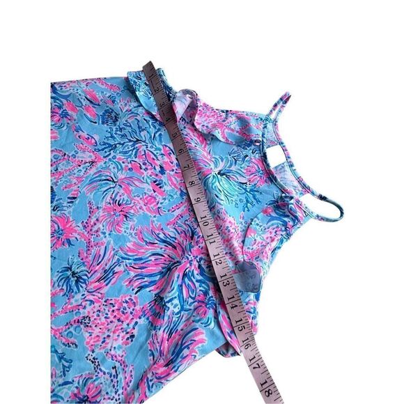 Lilly Pulitzer Billie Tank Top In Celestial Blue Seek and Sea - Picture 10 of 11